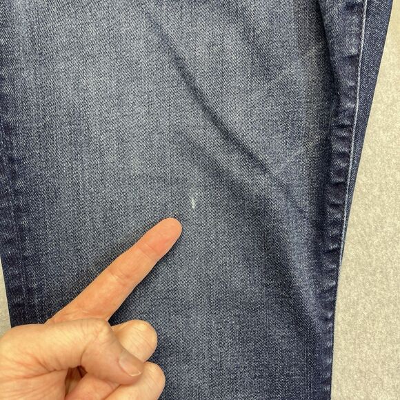 7 For All Mankind The Straight Jeans Men’s 32 Dark Wash Luxe Performance - Picture 15 of 16